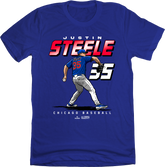 Justin Steele MLBPA T-shirt blue In The Clutch